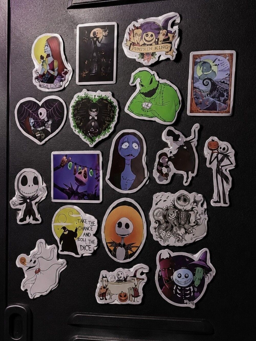 Nightmare Before Christmas Inspired Sticker Pack 18pc Jack Sally Halloween Decal
